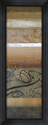 Framed Blue Mood I Print