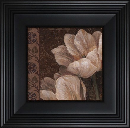 Framed Petit Jardin Square I - petite Print