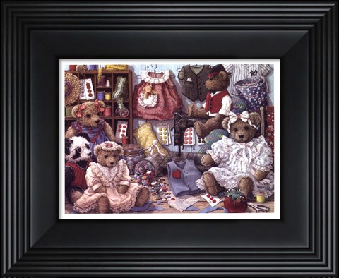 Framed Teddy Bear Wear Print