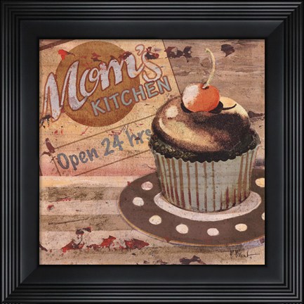 Framed Baking Sign I Print