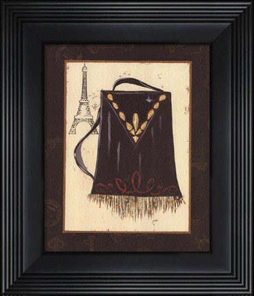 Framed Fashion Purse II Print
