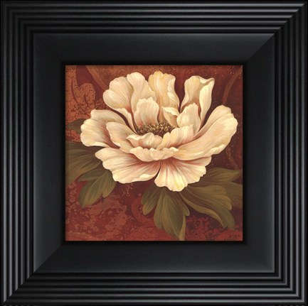 Framed Il Ballo Rosso Square II - petite Print