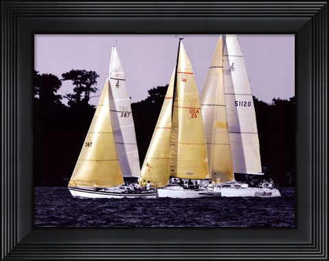 Framed Race at Annapolis I Print
