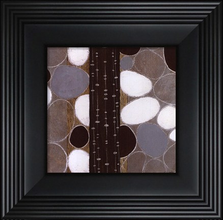 Framed Stones Throw I - petite Print