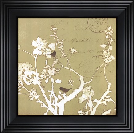 Framed Song Birds II - mini Print