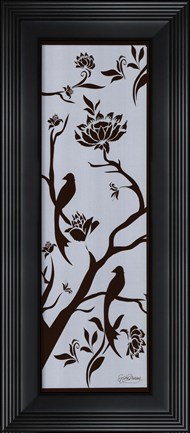 Framed Bird Silo I - mini Print