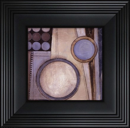 Framed Blue Notes Square I - petite Print