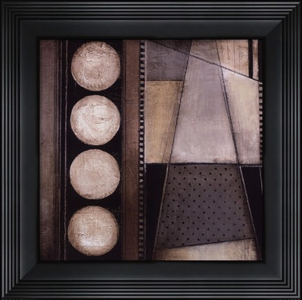 Framed Fancy Square II Print