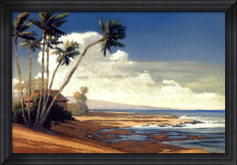 Framed Kona Coast I Print