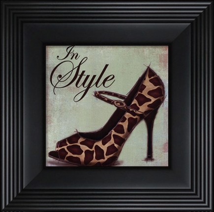 Framed Exotic Shoe II - petite Print