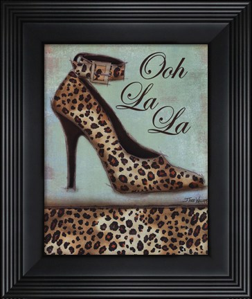 Framed Leopard Shoe - mini Print