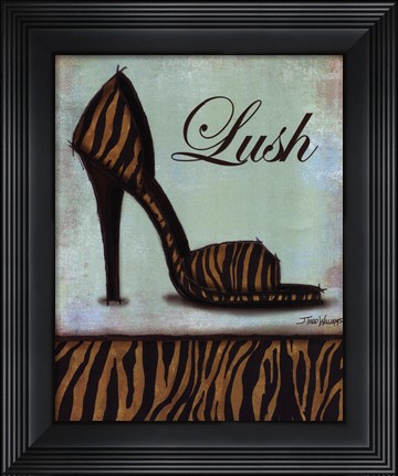 Framed Tiger Shoe Print