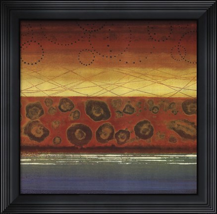 Framed Alegre II Print