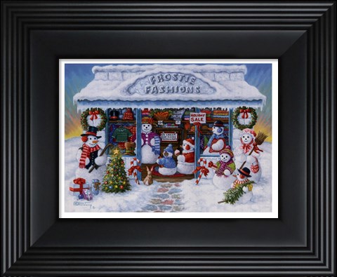 Framed Frostie Fashions Print