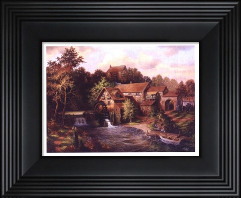 Framed Old Mill Print