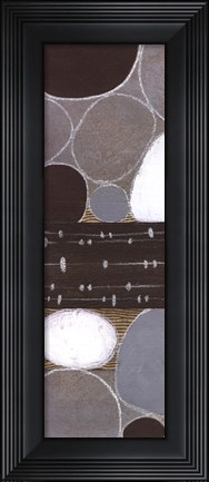 Framed Stones Throw I Print