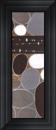 Framed Stones Throw II Print