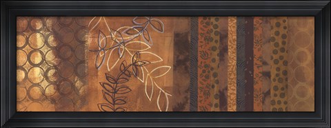 Framed Golden Connection I Print