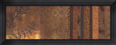 Framed Golden Connection II Print