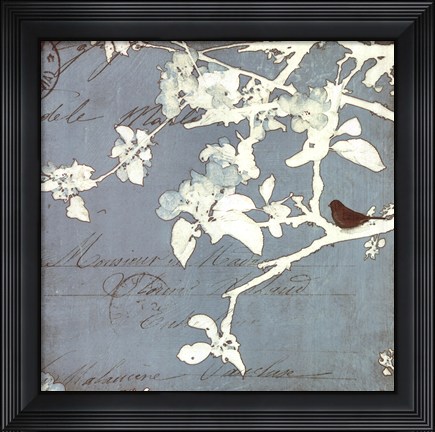 Framed Song Birds III Print
