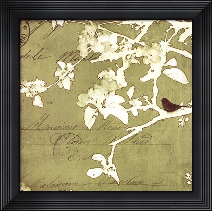 Framed Song Birds I Print
