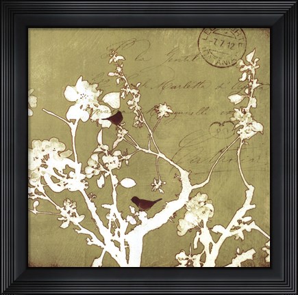 Framed Song Birds II Print