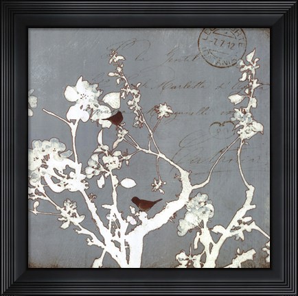 Framed Song Birds IV Print