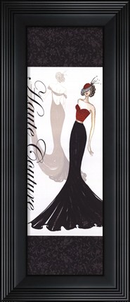 Framed haute Couture I - mini Print