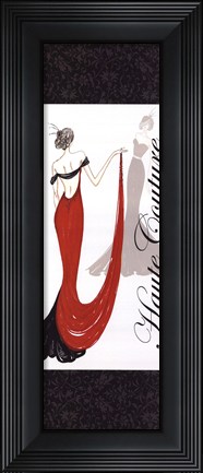 Framed Haute Couture II - mini Print