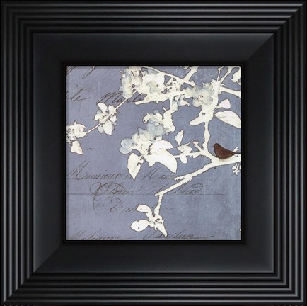 Framed Song Birds III - mini Print