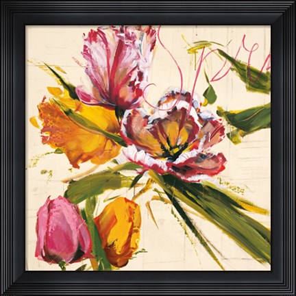 Framed Spring Tulips Print