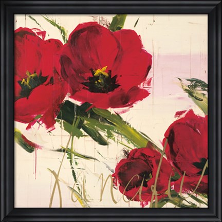 Framed Fanciful Garden Print
