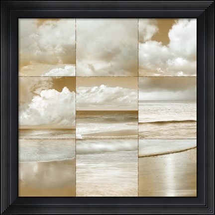 Framed Ocean Air II Print