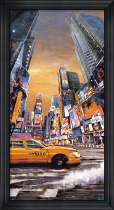 Framed Times Square Perspective I Print