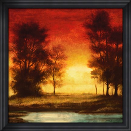 Framed Evening Light II Print