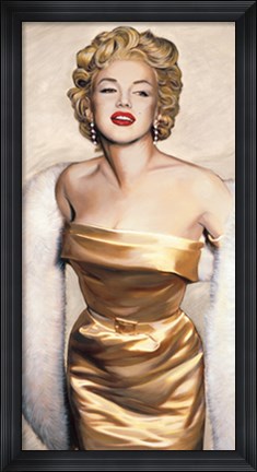 Framed Marilyn Monroe - Diva Print