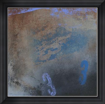 Framed Letters &amp; Numbers I Print