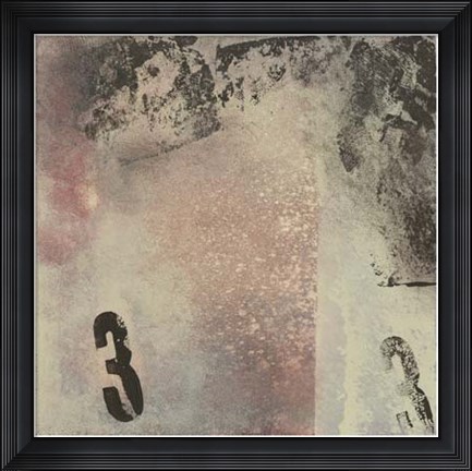 Framed Letters &amp; Numbers II Print