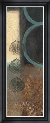 Framed Earthen Leaves I Print