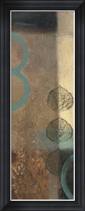 Framed Earthen Leaves II Print