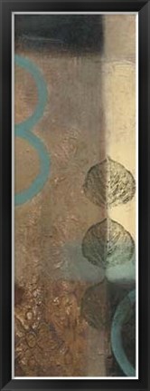 Framed Earthen Leaves II Print