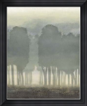 Framed Treeline Haze I Print