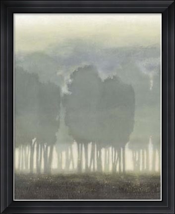 Framed Treeline Haze II Print