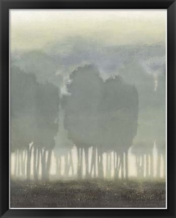 Framed Treeline Haze II Print