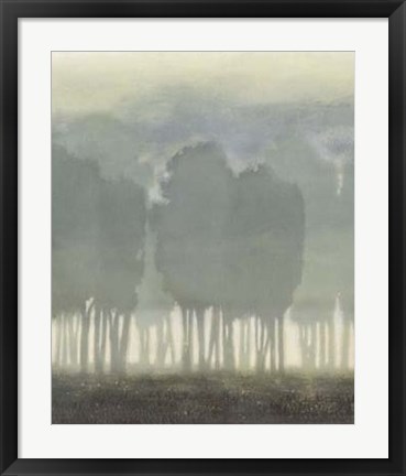 Framed Treeline Haze II Print