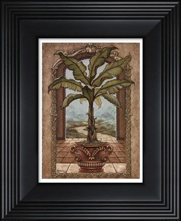 Framed Classical Banana Tree Print