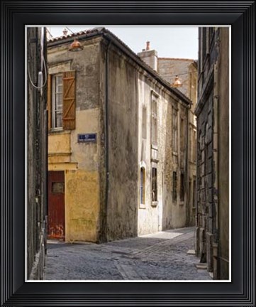 Framed Stone Walkways II Print