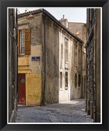 Framed Stone Walkways II Print