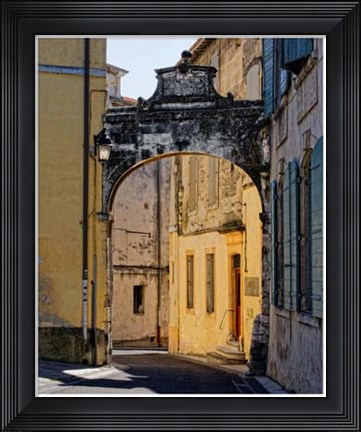 Framed Stone Walkways III Print