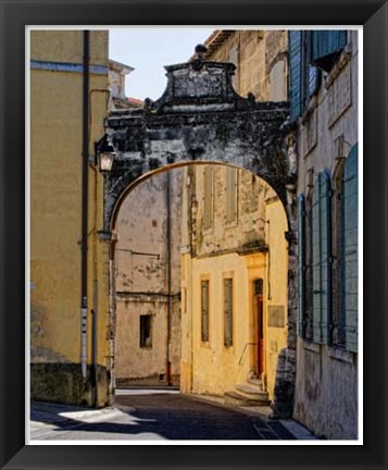 Framed Stone Walkways III Print